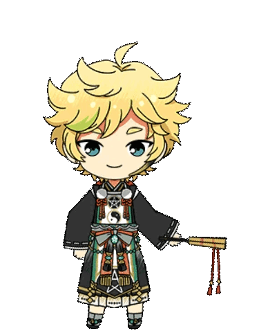 tsukasa suou blade dance chibi motion.